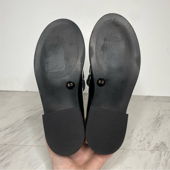 Steve Madden Larusso Black Leather Loafer 8M - Picture 13 of 14